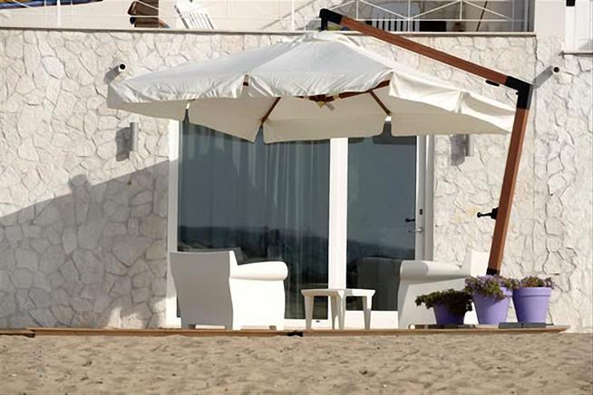 Terrasse direkt am Strand 